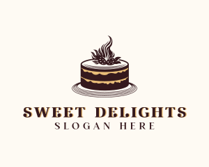 Bakery - Strawberry Cake Bakery logo design