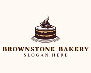 Strawberry Cake Bakery logo design