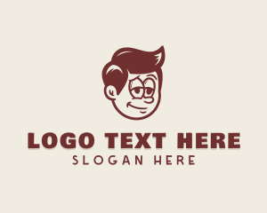 Character - Retro Boy Character logo design