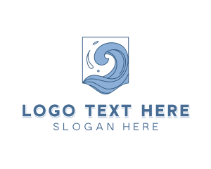 Coast - Ocean Waves Tourism logo design