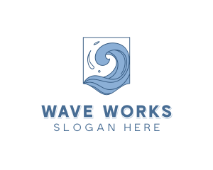 Ocean Waves Tourism logo design