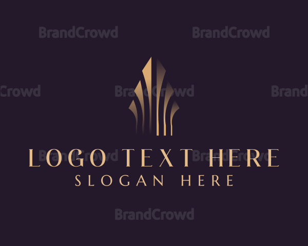 Luxurious Building Real Estate Logo