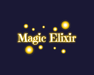 Magical Lights Wordmark logo design