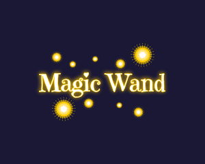 Magical Lights Wordmark logo design