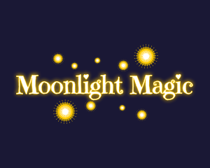 Magical Lights Wordmark logo design