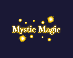 Magical Lights Wordmark logo design