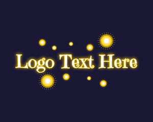 Fantasy - Magical Lights Wordmark logo design