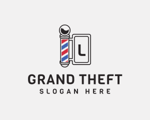 Hair - Barber Retro Signage logo design