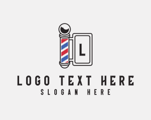 Barbershop - Barber Retro Signage logo design