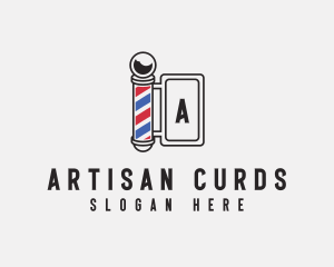 Barber Retro Signage logo design