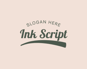 Generic Business Script logo design