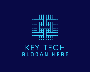 Digital Tech Sim Circuit logo design