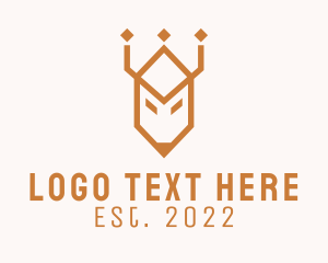 Stag - Royal Crown Stag logo design