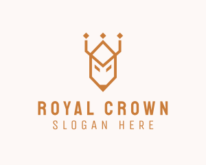 Royal Crown Stag logo design