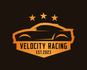 Race Car Automobile Garage  logo design