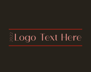 Dermatology - Minimalist Luxury Wordmark logo design