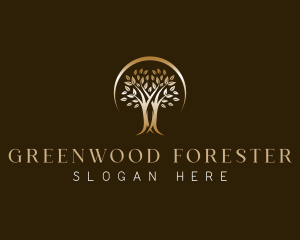 Nature Tree Plant logo design