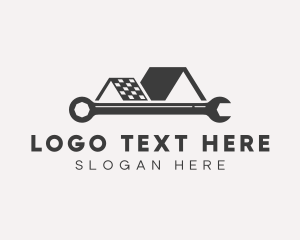 Home - Home Roof Repair Wrench logo design