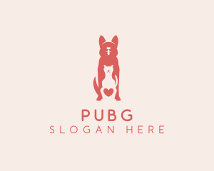 Pet Animal Grooming Logo