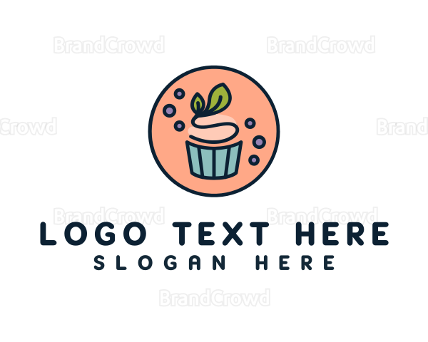 Sweet Pastel Cupcake Logo