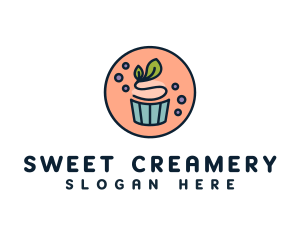 Sweet Pastel Cupcake logo design