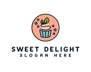 Sweet Pastel Cupcake logo design