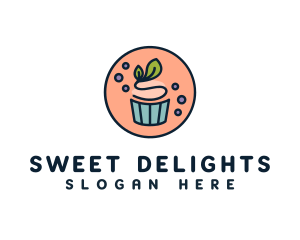 Sweet Pastel Cupcake logo design