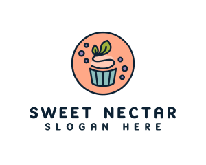 Sweet Pastel Cupcake logo design