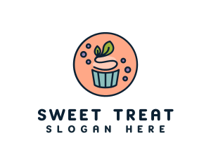 Sweet Pastel Cupcake logo design