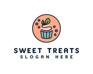 Sweet Pastel Cupcake logo design