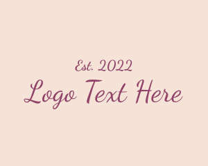 Handmade - Premium Script Style logo design