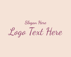 Premium Script Style Logo