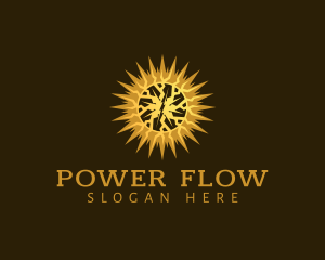 Solar Electric Power logo design