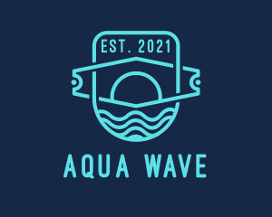 Beach Surfing Resort  logo design