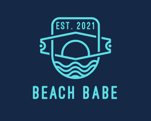 Beach Surfing Resort  logo design