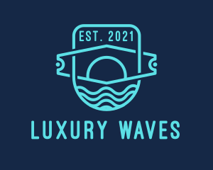 Beach Surfing Resort  logo design