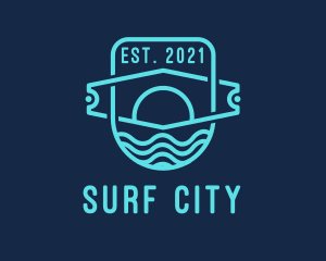 Beach Surfing Resort  logo design