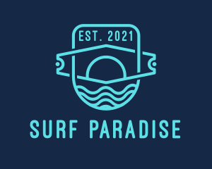 Beach Surfing Resort  logo design
