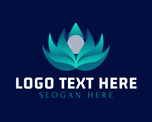 Flower Lotus Gradient Logo