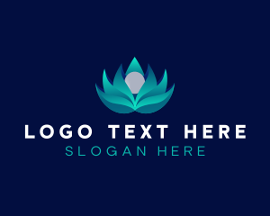 Luxe - Flower Lotus Gradient logo design