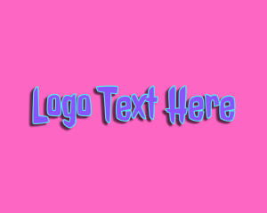 Pop - Street Punk Wordmark logo design