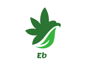 Oil - Cannabis Bird Wing logo design