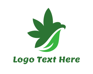 Cannabis Bird Wing Logo