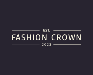 Fashion Stylist Business logo design