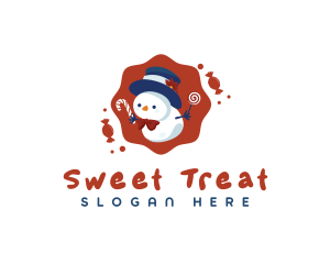Candy - Snowman Sweet Candy logo design