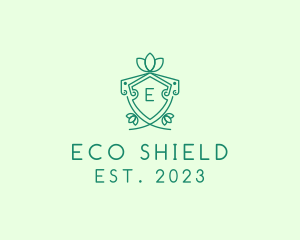 Natural Crest Shield logo design