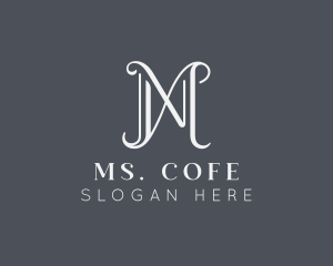 Stylish Wedding Planner Stylist Letter M logo design