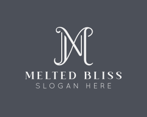 Stylish Wedding Planner Stylist Letter M logo design