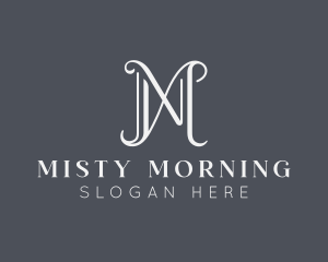 Stylish Wedding Planner Stylist Letter M logo design