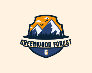 Outdoor Forest Mountain logo design